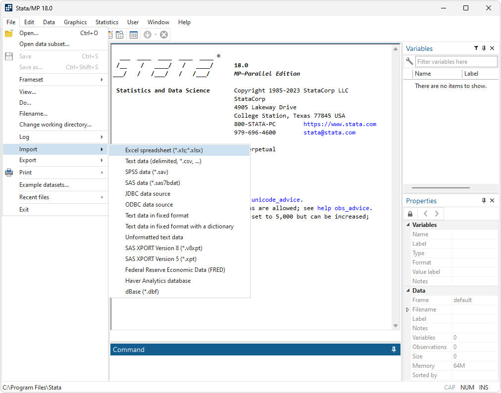 Forbici Shuraba Rotta Di Collisione Import Excel File Stata Articolo 